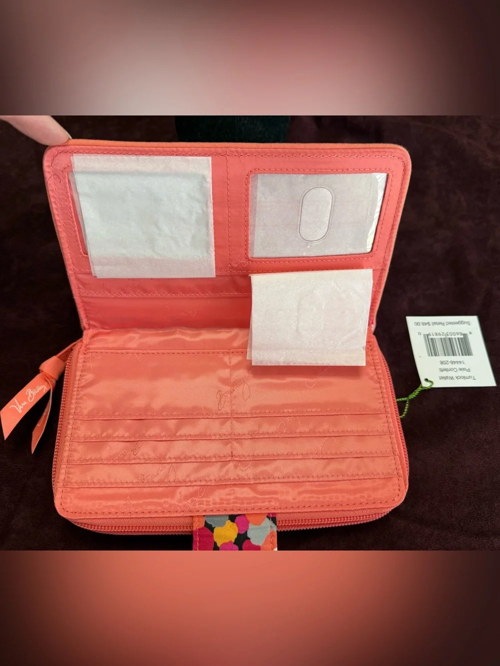 Vera Bradley Quilted Turnlock Wallet in Pixie Confetti